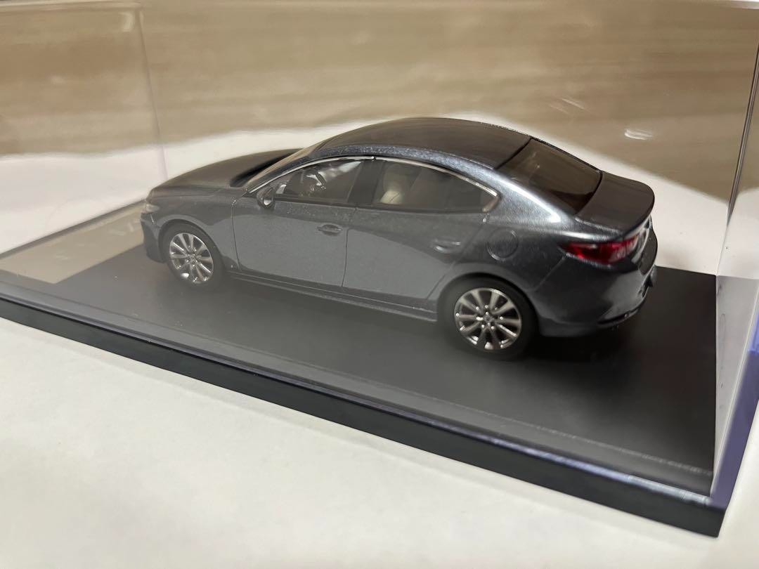 Mazda 1/43 Mazda3 Sedan Polymetal Gray Metallic Dealer Exclusive