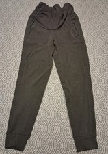 NEXT Maternity Joggers Jogging Bottons Grey Over The Bump Trousers Lounge Small
