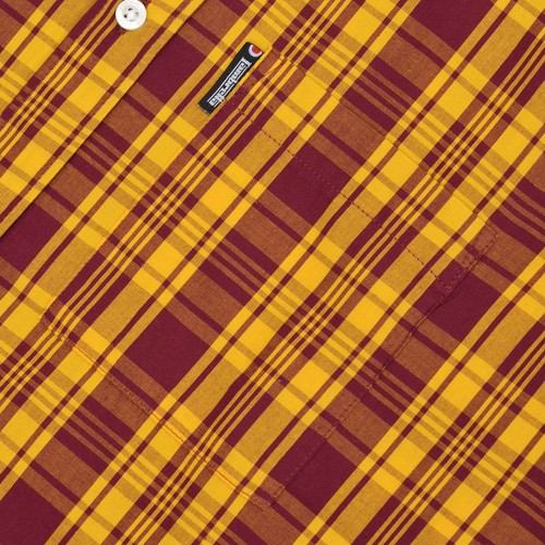 Lambretta Mens Check Shirt Short Sleeve Shirt - Picture 4 of 8