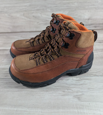 HYTEST K12009 - ASTM F2413-11 Steel Toe Hiker Brown Work Boot  Mens US 9 W