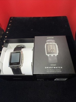 Pebble 401SLR  steel smart watch