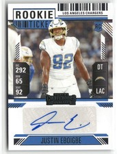 2024 Panini Contenders #246 Justin Eboigbe RC AUTO ☘️220