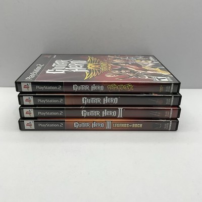 Refurbished Lot Of Guitar Hero s (PS2)Tested & Complete|Excellent|1 YR Warranty