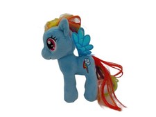 TY Sparkle My Little Pony Rainbow Dash 7 Inch Plush Beanie Baby 2016 Stuffed Toy