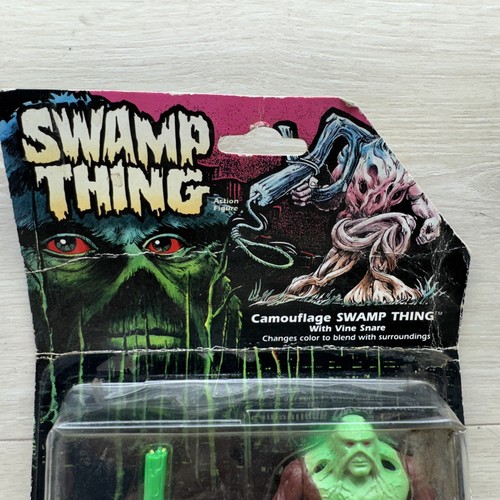 Camuflaje Kenner Swamp Thing 1990 vintage sin abrir - Imagen 2 de 6