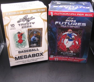 Leaf 2024 Futures Multi-Sport Blaster Box & 2024 Leaf Trinity Baseball Mega Box
