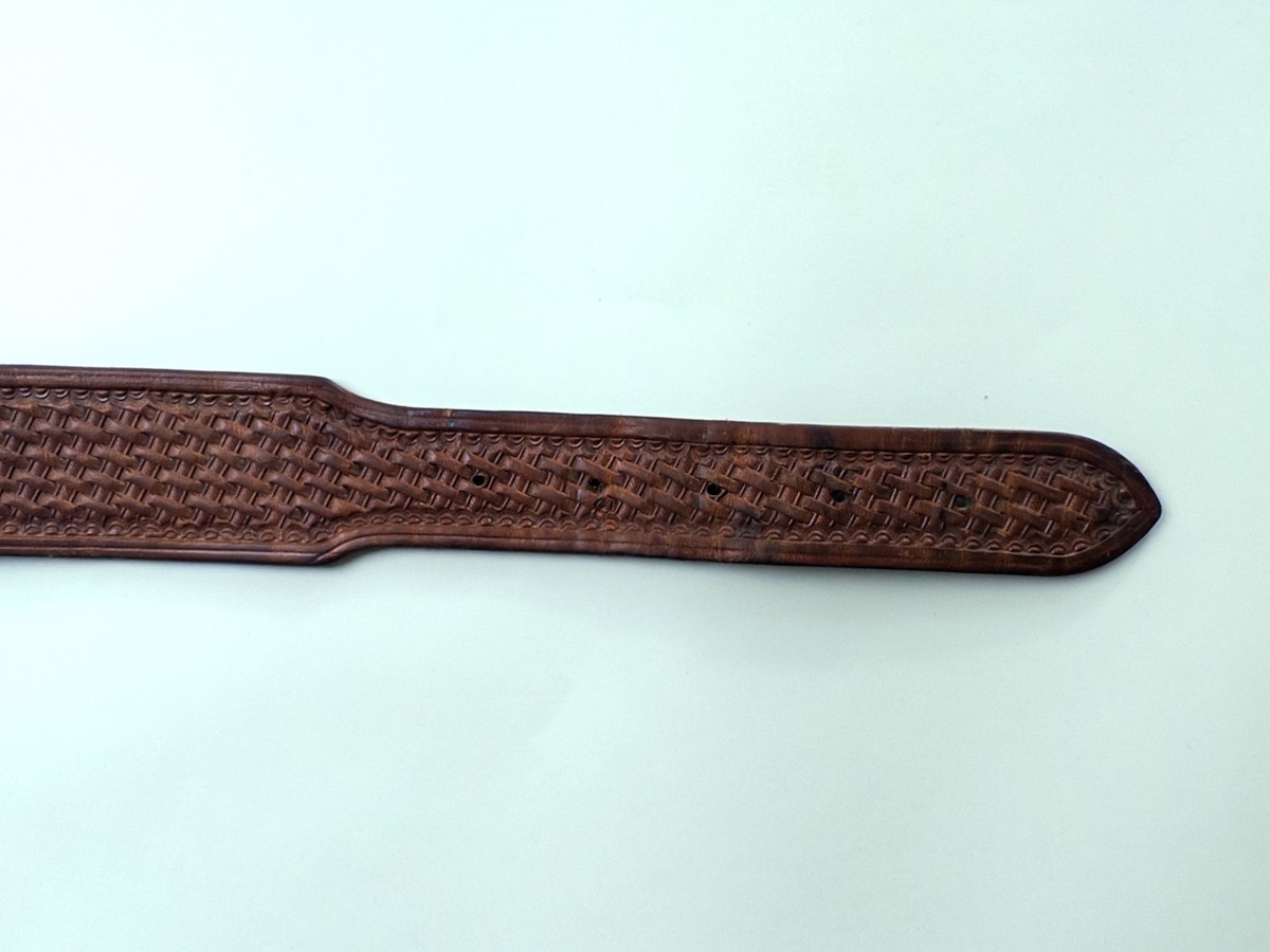 Vintage Viking Leather Ammo Cartridge Belt 45M Size 7212 