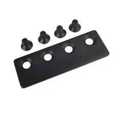 Sliding Barn Door Track Connector Black