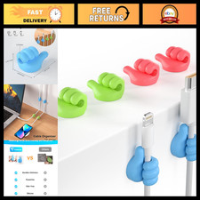 12 Pack Cable Clips, Thumbs Up Cord Organizer for Wire Management  Neatness