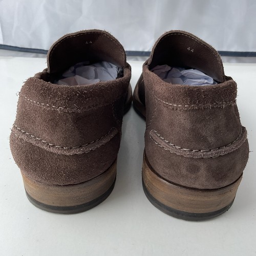M.Gemi Made In Italy Braun Wildleder Penny Driver Schuhe Halbschuhe Herren Größe EU 44 - Bild 5 von 13