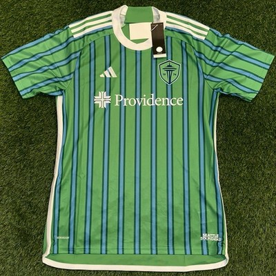 Adidas MLS Seattle Sounders Home Soccer Jersey HZ6187 Men s Medium