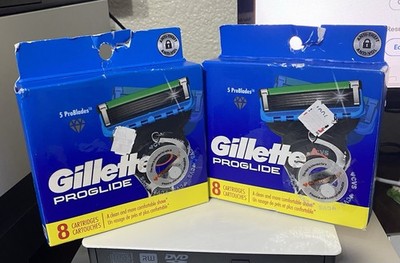 Gillette Proglide Razor Blade  16 TOTAL  Refill Cartridges 5 Blades  NEW