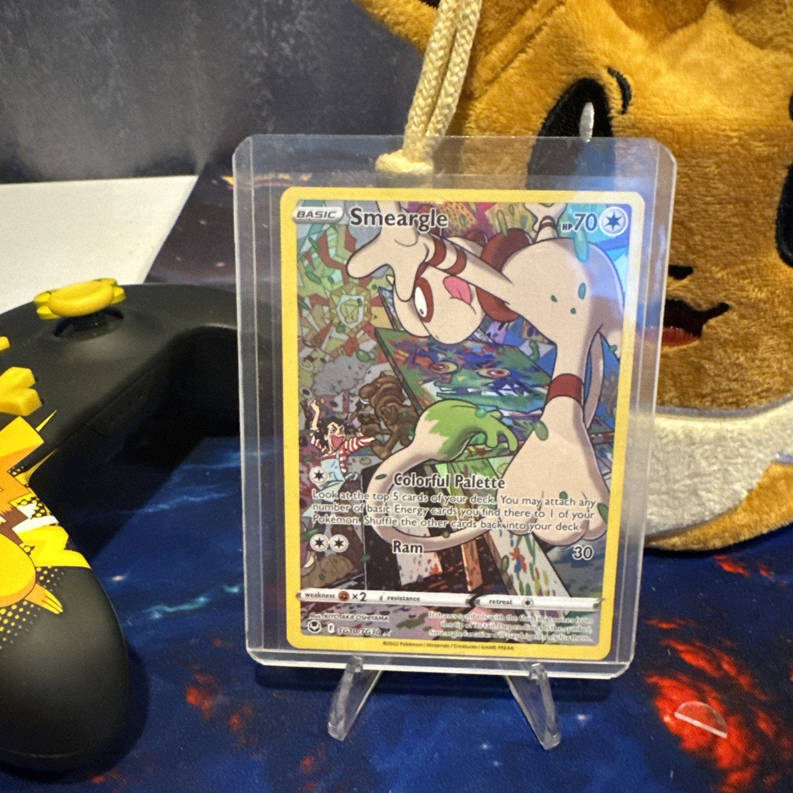 Smeargle ⭐️ TG10/TG30 Holo Silver Tempest Trainer Gallery Pokemon NM