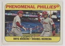 2018 Topps Heritage High Number Combo Cards Rhys Hoskins Odubel Herrera 5p5