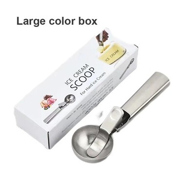Stainless Steel Dual-purpose Ice Cream Scoop Ice Cream Scooper 1pcs