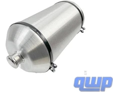 11 5/8 Gallons 12''x24'' 1/4 NPT Aluminum Spun Gas Tank Fuel Tank Cell Vertical