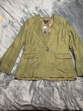 NWT Women  s J.Crew Moss Willa Blazer Linen Blend Size 10