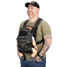 Tactical Baby Gear Baby Carrier for Dads Black Camo
