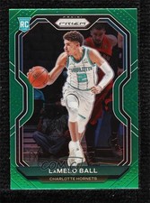 2020-21 Panini Prizm Green Prizm LaMelo Ball #278 9l4