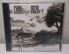Clip Art 7,000 Illustrations For Classroom Use CD ROM Brand New B62