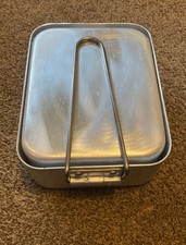 British Army Mess Tins (Small and Large) Pair Used Very Good Condition