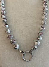 theLoop Cloisonne Floral Eyeglass Holder Necklace 27 Glasses Chain Read