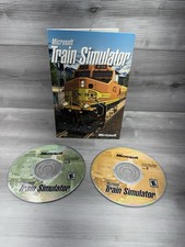 Microsoft Train Simulator PC Video Game Train Simulation Railroad CD-ROM