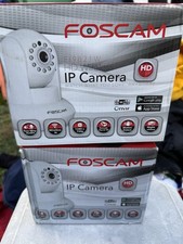 2 Pack Foscam Hd Wireless Ip Camera F19821w Security Camera Used
