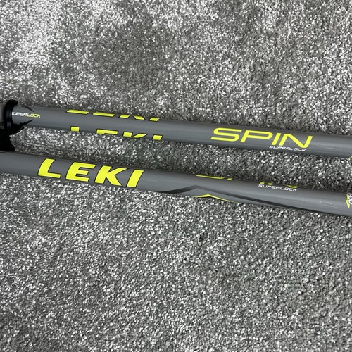 Leki Spin Nordic Walking Poles Adjustable 100cm to 130cm New With Tags - Picture 8 of 16