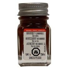 Testor Corp. Enamel 1/4 oz Brown TES1140TT Plastics Paint Enamels