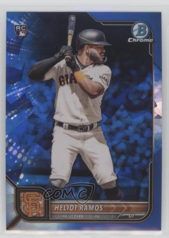 2022 Bowman Chrome Sapphire Edition Heliot Ramos #96 2x6