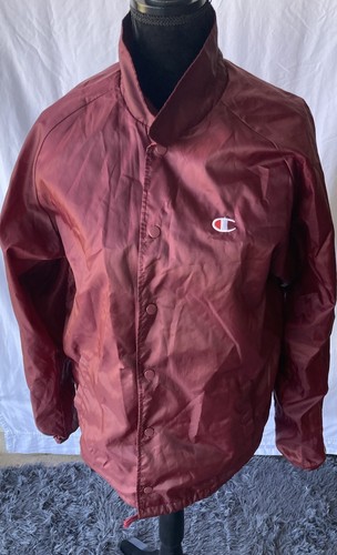 Champion Coaches Jacket West Breaker Edition. Maroon Size Medium - Picture 2 of 10
