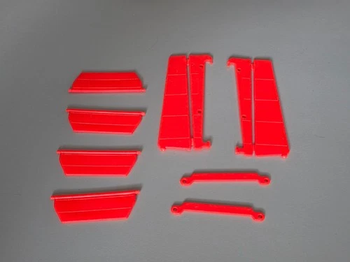 Vintage GI Joe Night Force Night Striker Hovercraft Vanes lot 1989 Hasbro