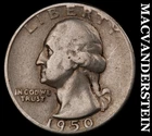 1950-D Washington Quarter- Silver- Scarce Better Date No Reserve #J3128