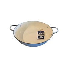 Brandani Italy Casseruola in Ghisa Blu 5.2Qt Lite 12" Leggera NO COPERCHIO - NUOVA