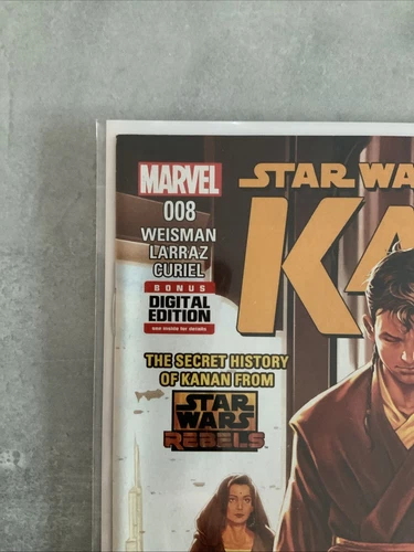 Marvel Comics Star Wars Kanan #8 1st App Cin Drallig KEY 2015 - Picture 2 of 5