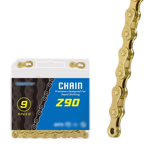 6/7/8/9/10 Speed MTB Bicycle Chain Mountain Bike Chains Road Cycling Part Gold - Picture 12 of 13