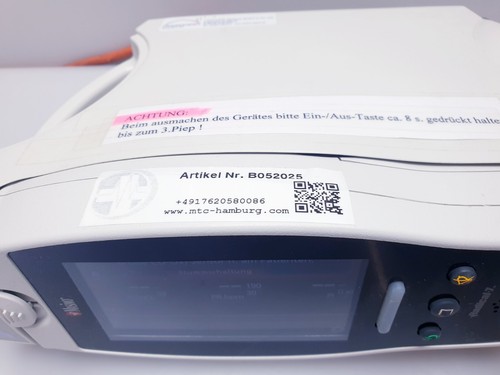 Masimo Radical 7 Rainbow Radical-7 SpO2 Monitor mit Sensor B052025 - Bild 16 von 16