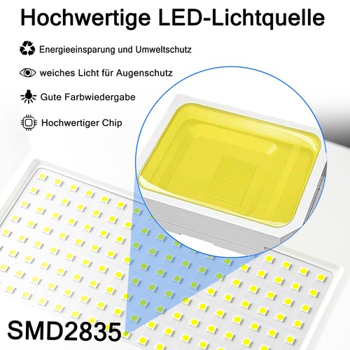 1x/2x 10-100W LED SMD Fluter Strahler Flutlicht Schwarz Strahler mit Stativ Neu - Bild 10 von 20