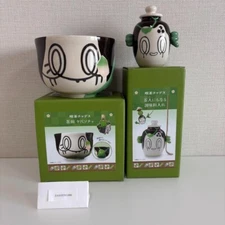 Pokemon Cafe  Poltchageist Sinistcha Tea bowl & Tea container set Cafe Chades