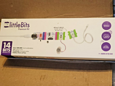 LittleBits Premium Kit Electronics 14 Bits Modules Kit Complete Age 8+ TED
