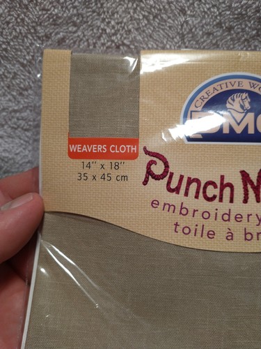 Neu Creative World DMC 14x18 Weber Stanzen Nadeltuch khaki 3782 - Bild 5 von 6