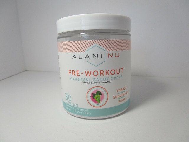 Alani Nu PreWorkout 30 Servings Cotton Candy Grape, New Alani Nu PreWorkout 30 Servings Cotton Candy Grape, New