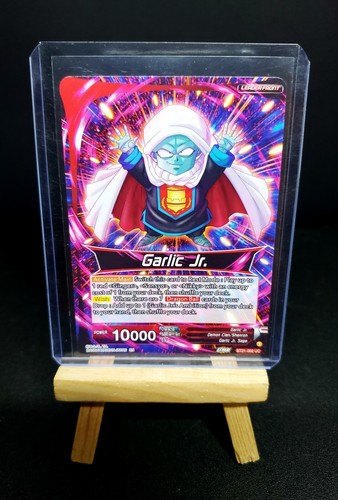 DBS CCG Garlic Jr. Immortal Being Pre Release Stamp Wild Resurgence BT21-002 NM - Picture 2 of 2