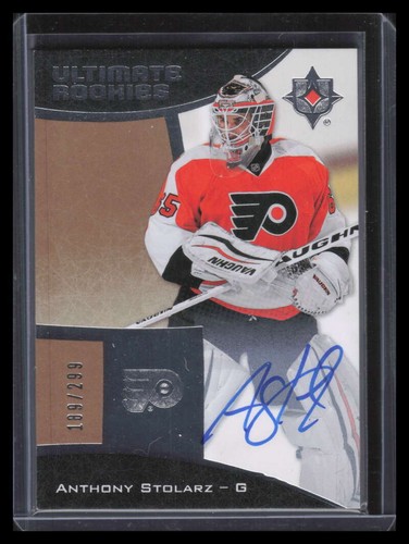 2015-16 Ultimate Collection 63 Anthony Stolarz Rookie Auto 189/299