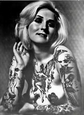 Vintage Tattoo Image 14 x 11" Photo Print