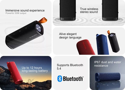 Xiaomi Portable Bluetooth Speaker (30W), Sound, True Wireless Stereo - Picture 12 of 20