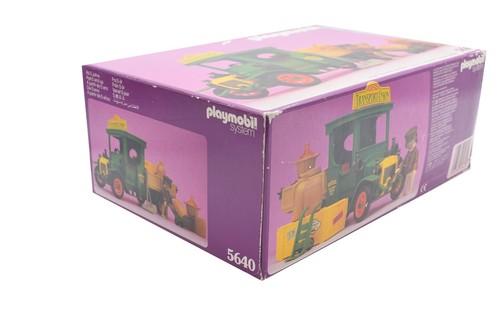 Vintage Playmobil 5640 Antique Delivery Truck Transport Union 1989 w/ Box - Picture 2 of 6