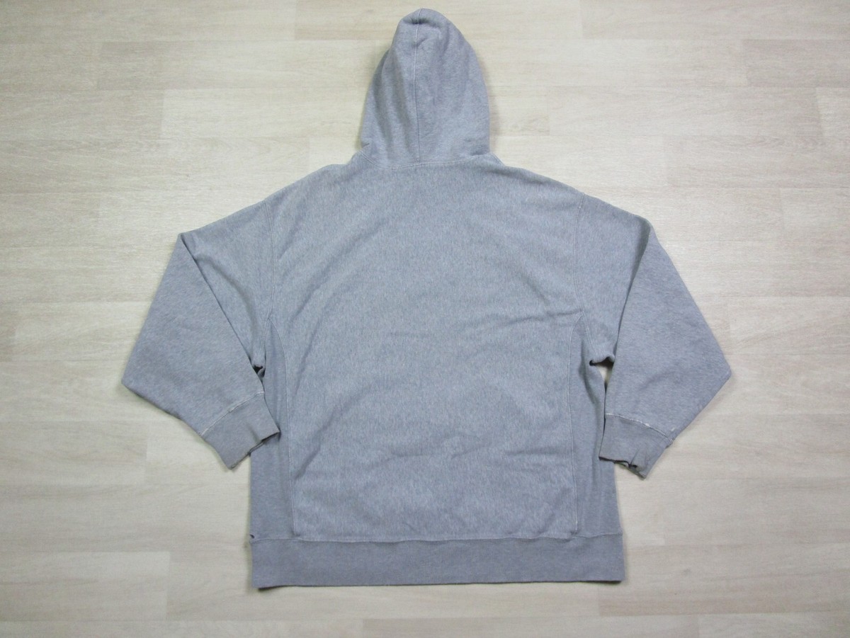 90s old gap　スウェット　gray made in USA Vintage 1990s GAP Kids Embroidered Fleece Hoodie / 90s