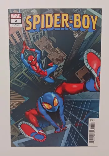 SPIDER-BOY #2 COMIC E.J. SU VARIANT NEAR MINT